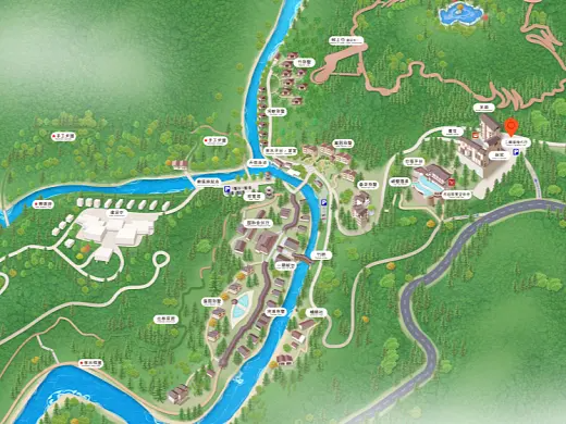 冀州结合景区手绘地图智慧导览和720全景技术，可以让景区更加“动”起来，为游客提供更加身临其境的导览体验。